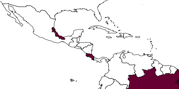 map of Neotheronia hespenheidei     Gauld, 1991